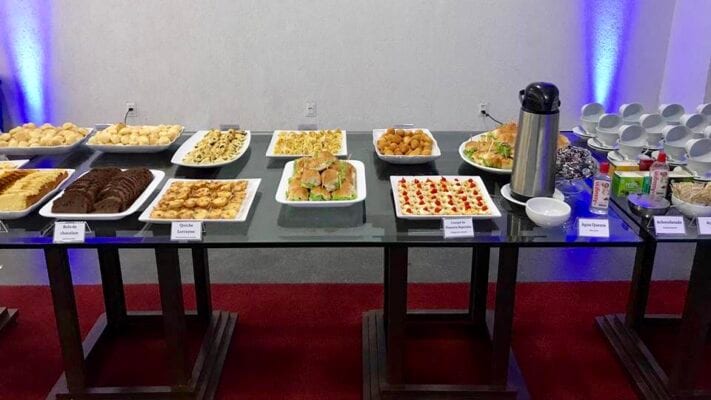 Coffee break de evento corporativo em Belo Horizonte